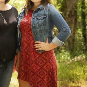Crochet Halter High Low Swing Tank Dress